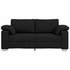 vidaXL Sofa Black 70.87 x 30.31 x 32.28 in Fabric