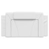 vidaXL Headboard Cushion White