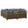 vidaXL Raised Bed Brown Polypropylene Medium Durable Raised Bed