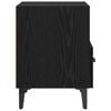 vidaXL Bedside Cabinet Black oak 40 x 35 x 47.5 cm Engineered wood