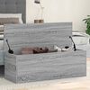 vidaXL Storage Box Grey Sonoma Engineered Wood Medium Storage Box