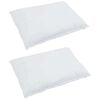 vidaXL Pillow with Pillow 2 pcs White 27.56 x 35.43 in Feather