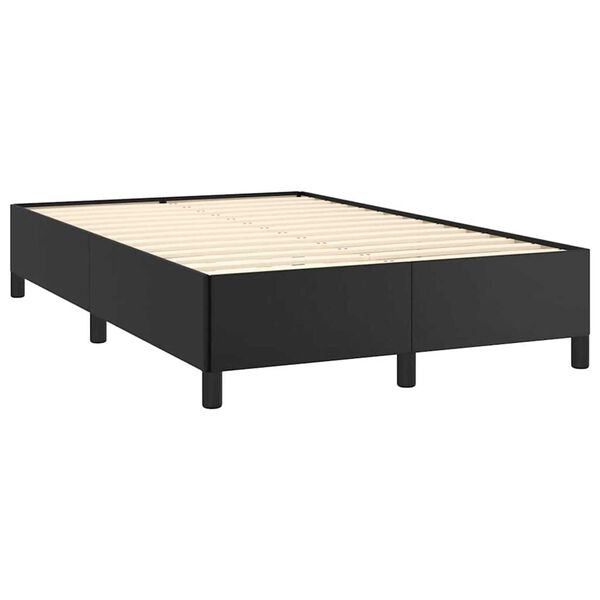 vidaXL Box Spring Bed with Mattress Black, White