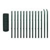 vidaXL Euro Fence Steel 82'x4.9' Green