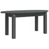 vidaXL Coffee Table Grey Solid pine wood Standard Durable Coffee Table