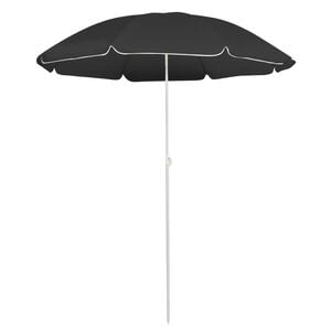 vidaXL Garden Parasol Anthracite Polyester, Steel 71 in Foldable