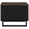 vidaXL Coffee Table Black Solid mango wood, engineered wood, metal Medium