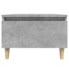 vidaXL Side Table Set of 2 Concrete grey
