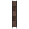 vidaXL Bookcase Brown oak Engineered wood Medium-Large Bookcase