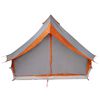 vidaXL Family Tipi Tent Folding Grey and Orange 400 x 346 x 250 cm
