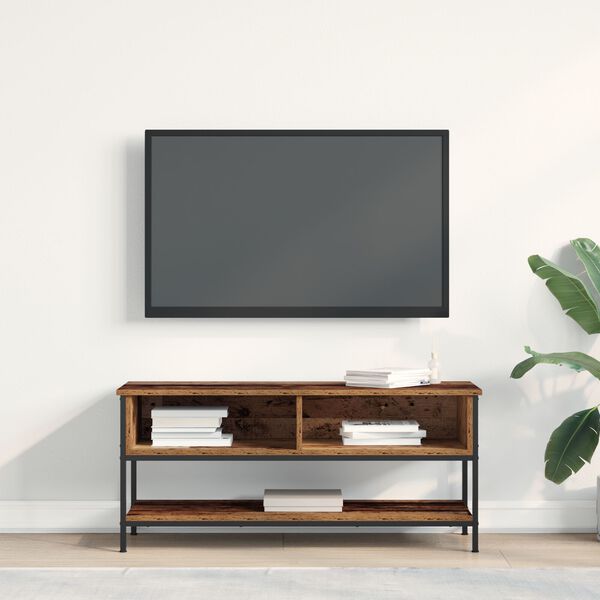 vidaXL TV Cabinet Old wood 100 x 35 x 45 cm Engineered wood