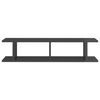 vidaXL Wall Shelf Set of 2 High gloss grey Engineered wood