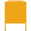 vidaXL TV Cabinet Mustard Yellow Steel Medium TV Cabinet Rectangular