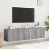 vidaXL TV Cabinet Set of 2 Gray Sonoma Engineered wood Medium