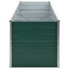 vidaXL Raised Bed Green Galvanized steel Large Heavy Duty Raised Bed