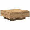 vidaXL Coffee Table Artisan Oak 31.50 x 31.50 x 12.20 in