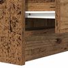 vidaXL Bedside Cabinet Old wood Engineered wood Medium Bedside Cabinet
