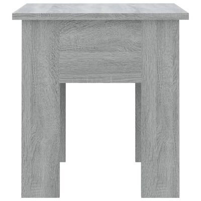 vidaXL Coffee Table Gray Sonoma 15.7"x15.7"x16.5" Engineered Wood