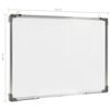 vidaXL Magnetic Dry-erase Whiteboard White 35.4x23.6" Steel