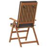 vidaXL Garden Chair 8 pcs Brown and Grey 57 x 71.5 x 104 cm