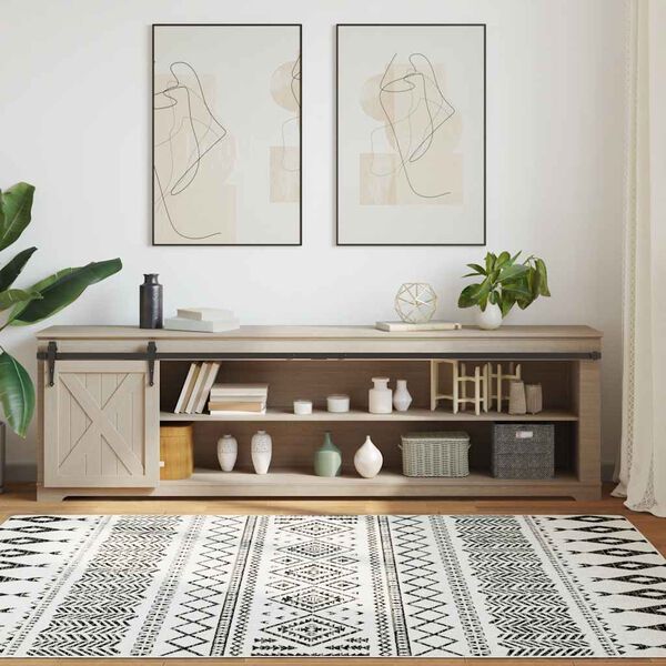 vidaXL Sliding Cabinet Door Kit 83.9 " Carbon Steel