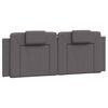 vidaXL Headboard Cushion Gray