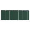 vidaXL Garden Shed Green Galvanized Steel Large Garden Shed