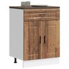 vidaXL Kitchen Base Cabinet Old wood Engineered wood Medium