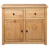vidaXL Sideboard Natural wood Solid pine wood Large Sideboard