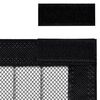 vidaXL Insect Door Curtains 2 pcs with Magnet Blocks Black 86.6x39.4"