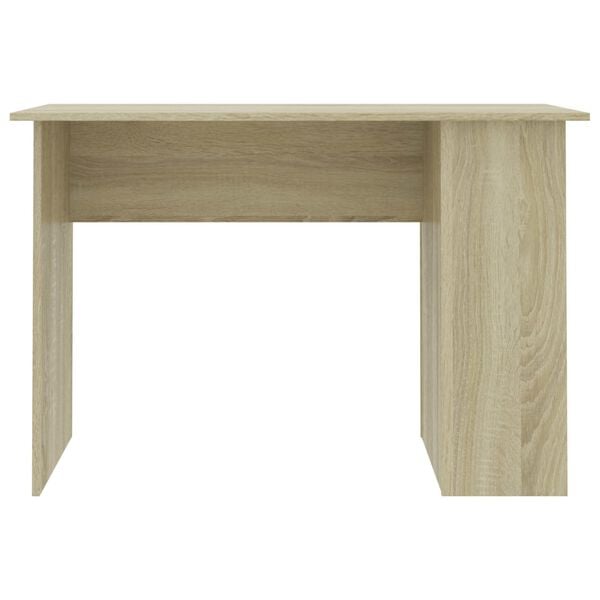 vidaXL Desk Sonoma oak Engineered wood Medium Computer Desk