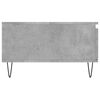 vidaXL Coffee Table Concrete Grey Engineered wood, Iron