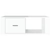 vidaXL Coffee Table High gloss white Engineered wood Medium Coffee Table