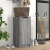 vidaXL Shoe Cabinet Grey Sonoma Engineered Wood Compact Shoe Cabinet