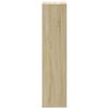 vidaXL Bookcase Sonoma Oak Engineered Wood Medium Bookcase Rectangular
