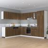 vidaXL Drawer Bottom Cabinet Brown Oak Engineered Wood Medium