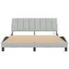 vidaXL Bed Frame Light Grey