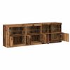vidaXL Sideboard Old wood 202 x 37 x 67 cm Engineered wood