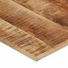 vidaXL Table Top Brown Solid mango wood 47.2 x 23.6 in Industrial