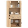 vidaXL Highboard Sonoma oak Engineered wood Large Highboard