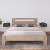 vidaXL Wall-mounted Bedside Cabinet Set of 2 Gray Solid pinewood Small