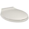 vidaXL Soft-Close Toilet Seat Light Grey Oval