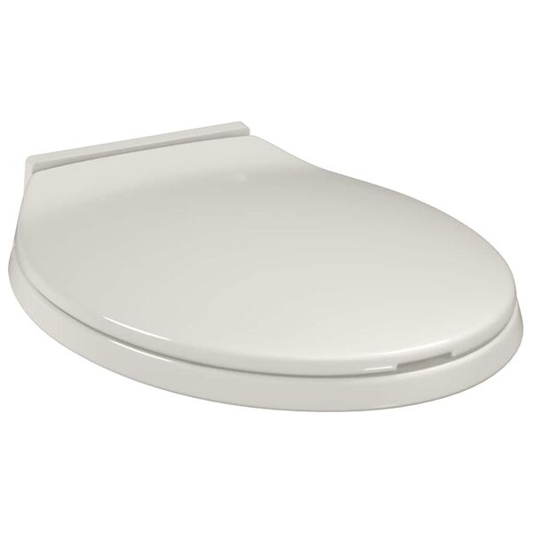 vidaXL Soft-Close Toilet Seat Light Grey Oval