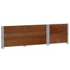 vidaXL Pallet Collars 2 pcs Brown 39.4x19.7" Solid Wood Pine