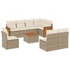vidaXL Garden Sofa Set Beige