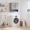vidaXL Wall Cabinet Grey Sonoma Engineered Wood Medium Wall Cabinet