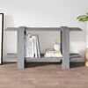 vidaXL Book Cabinet Grey Sonoma 39.4x11.8x20.1" Engineered Wood