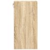 vidaXL Hanging Cabinet Sonoma oak Engineered wood Compact