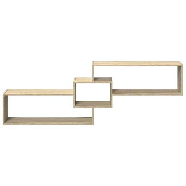 vidaXL Wall Cabinet Sonoma Oak Engineered Wood Large Wall Cabinet