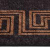 vidaXL Rug Black and Gold 100% Polyester 63.0 x 90.6 in Rug